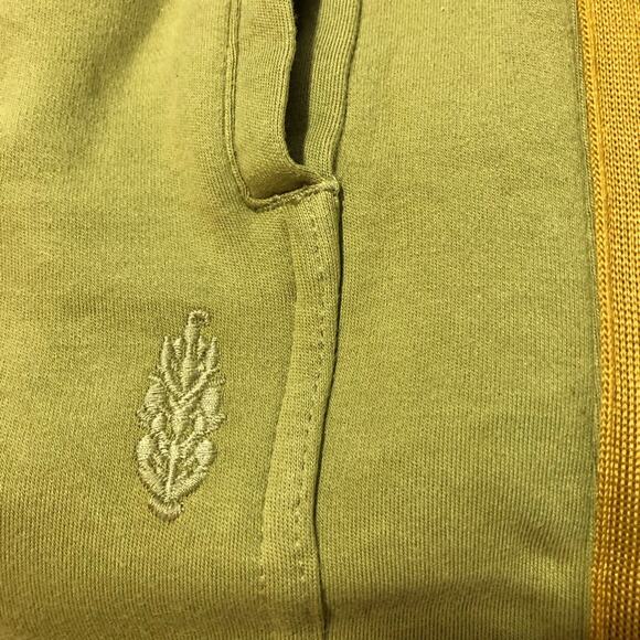 Free People Movement xs baby got track olive green yellow combo track pants snap - Picture 10 of 15